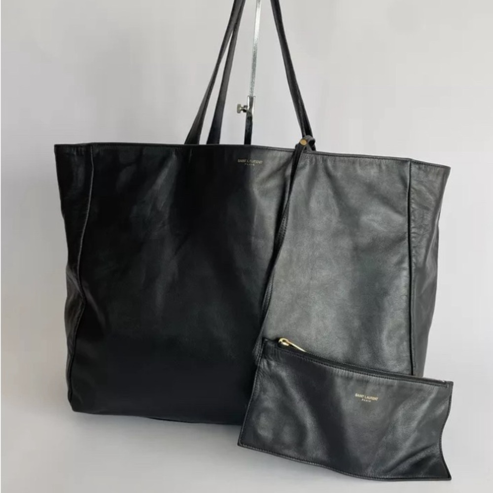 Reversible Saint Laurent East West Shopper Tote 
Full Leather